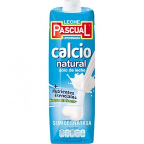 PASCUAL leche semidesnatada con calcio 1 l